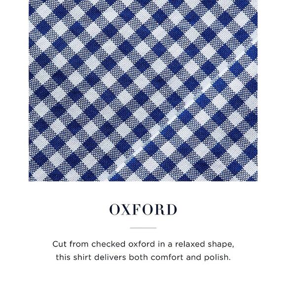 Polo Ralph Lauren "OXFORD" Slim Fit Button Down Blue Gingham Men's Shirt Size XL - Picture 15 of 15